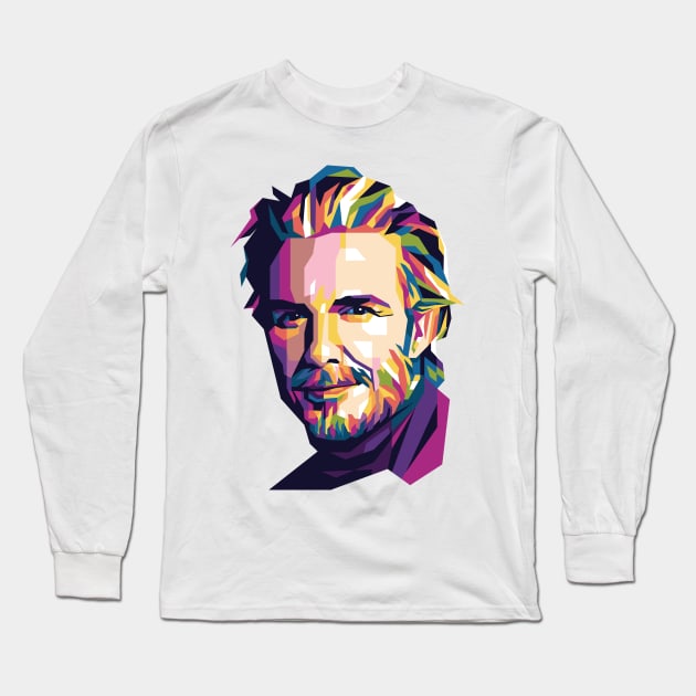 David Beckham Long Sleeve T-Shirt by ESENTIAL-AF
